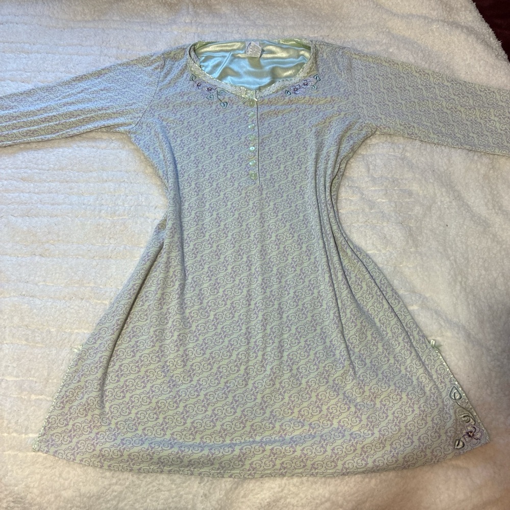 Aria Pastel Mini Dress with Cream Accents